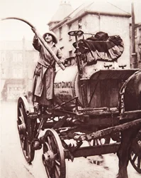 Une sportive irlandaise travaillant un chariot d